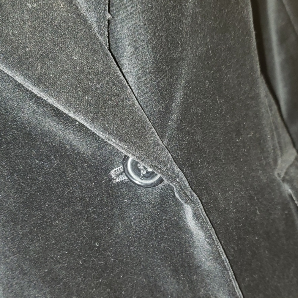 🧥 Black "Velvet" Blazer (0148) - Picture 3 of 5